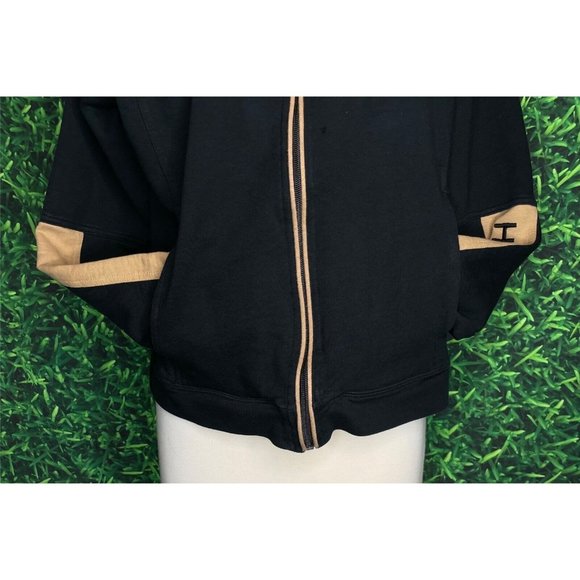 Alabama State University Hornets ASU Black Medium Full Zip Hooded Jacket HBCU - Picture 2 of 8